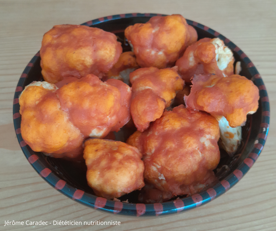 Photo bouquets de chou-fleur tomate moutarde par Jérôme Caradec - Diététicien nutritionniste