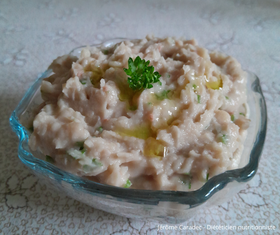 Crème de haricots blancs au citron