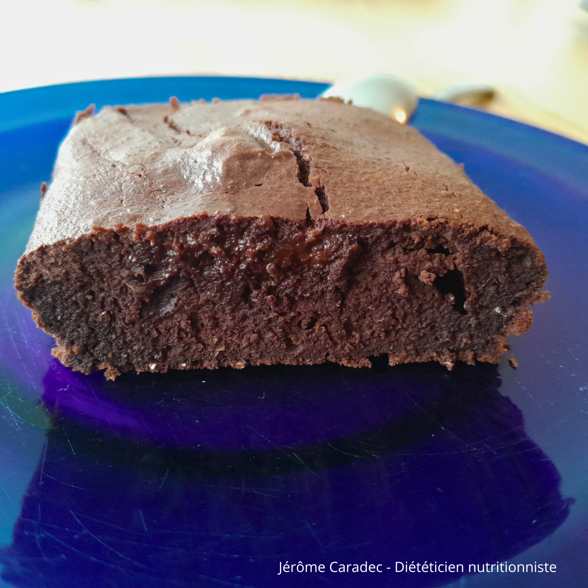 Photo de fondant au chocolat par Jérôme Caradec - Diététicien nutritionniste