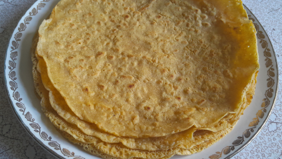 Galettes à la farine de pois chiches