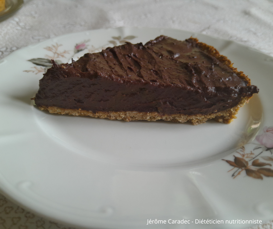 Photo de tarte cacao a la patate douce par Jérôme Caradec - Diététicien nutritionniste