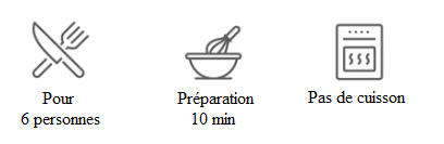 Preparation salade pois chiches