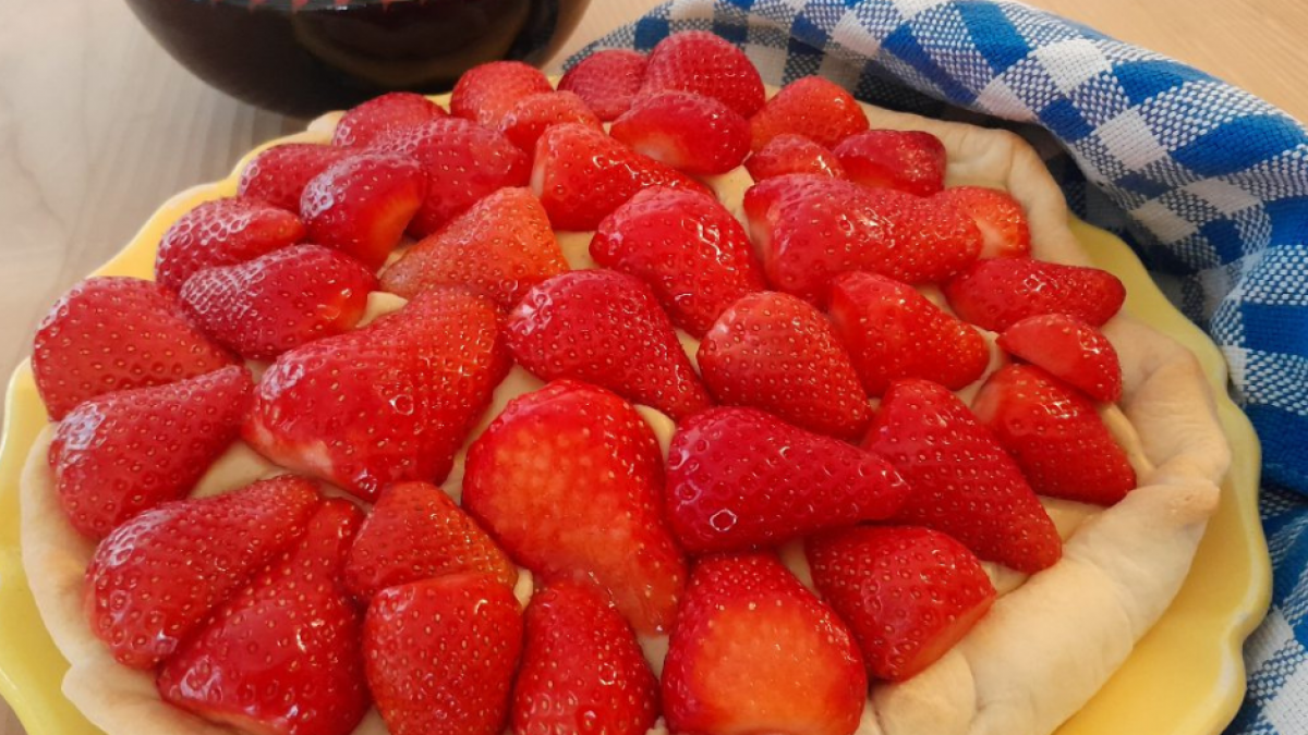 La tarte aux fraises revisitée par votre diététicien.
