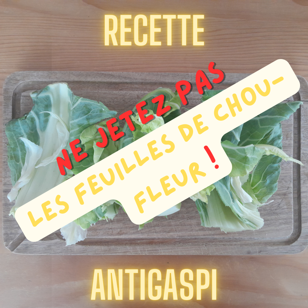 Vidéo de la recette des feuilles de chou fleur sauce cacahuète - Jérôme Caradec - Diététicien nutritionniste